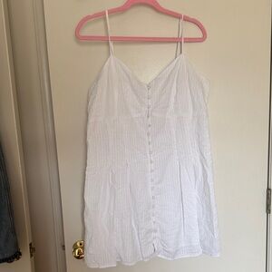 AE Sweetheart Button-Up Mini Dress